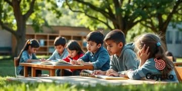 Outdoor classrooms as a solution to overcrowding