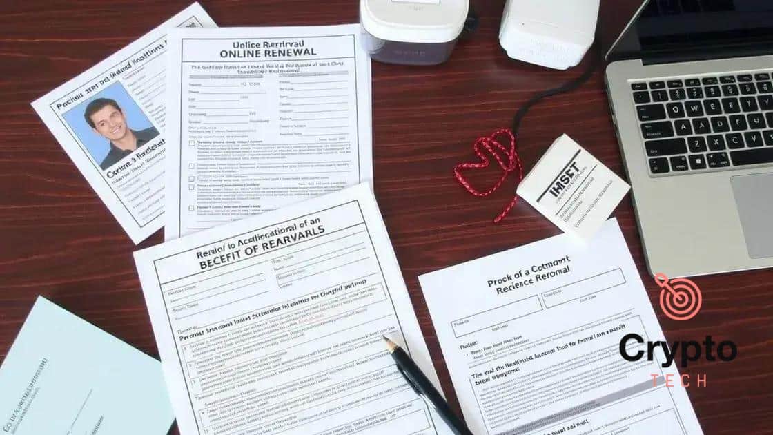 Simplifying the process of benefit renewal online.