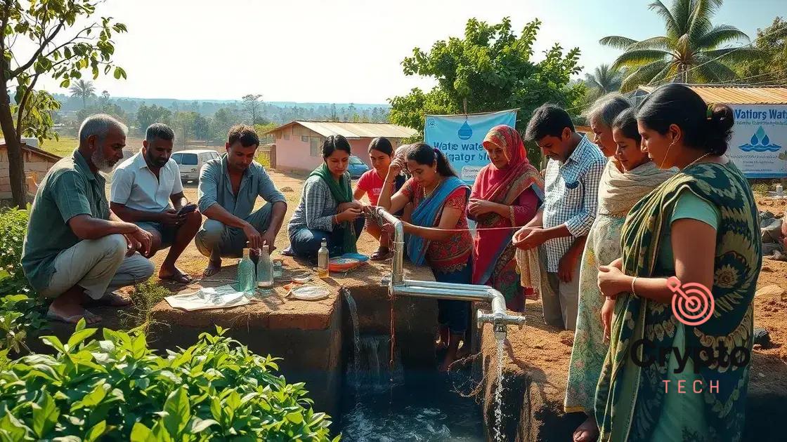 Expansion of clean water initiatives in rural areas