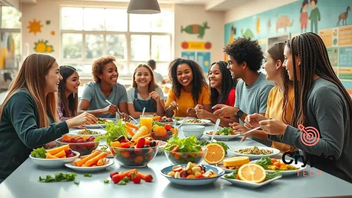 School lunch funding reforms in the US.