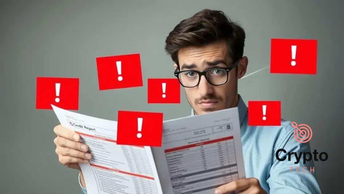 How to dispute a credit report error effectively.