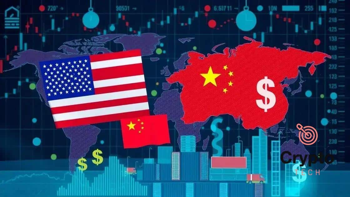 Financial repercussions of the US-China trade conflict.